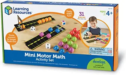 Mini Motor Maths Activity Set - Learning Resources | The Dyslexia Shop