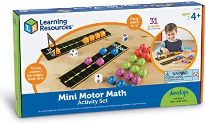 Mini Motor Maths Activity Set - Learning Resources | The Dyslexia Shop