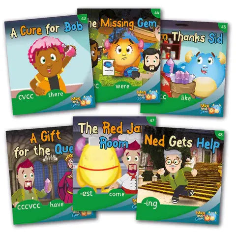 Mog and Gom Books Unit 8 | The Dyslexia Shop