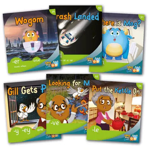 Mog and Gom Books Unit 9 | The Dyslexia Shop