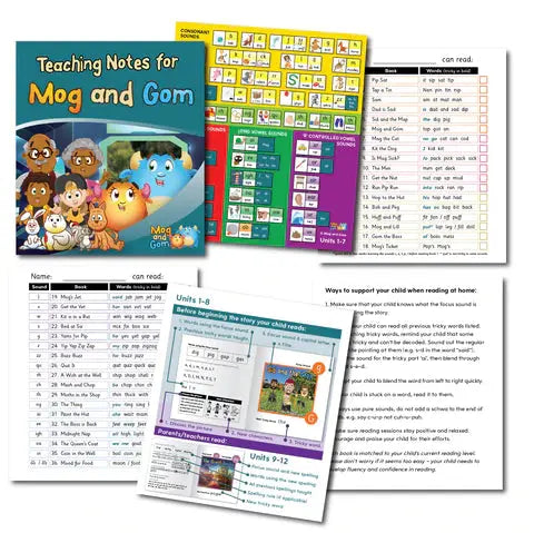 Mog and Gom Teacher Guide | The Dyslexia Shop