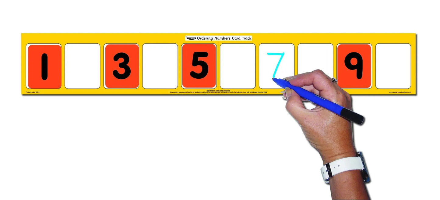 Ordering Numbers Card Track | The Dyslexia Shop