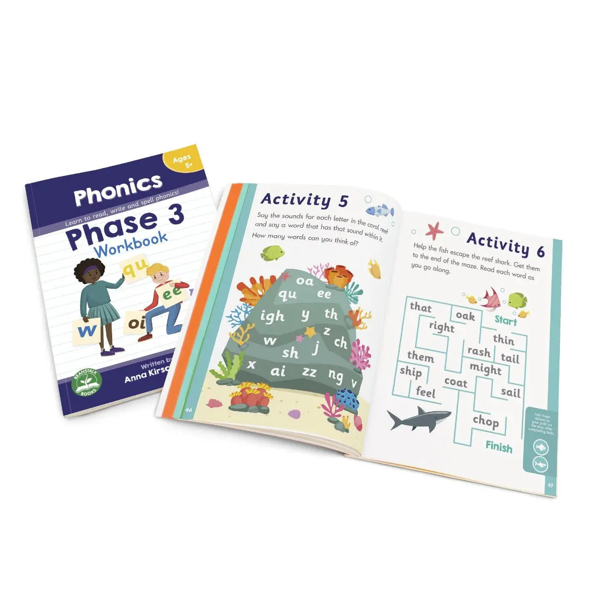Phase 3 Phonics Workbook | The Dyslexia Shop