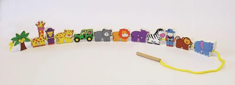 Safari Lacing Blocks - Pk12 | The Dyslexia Shop