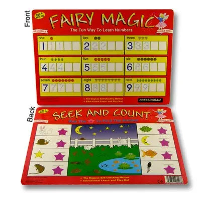 Seek and Count - Magic Mat & Dry Wipe Pen | The Dyslexia Shop