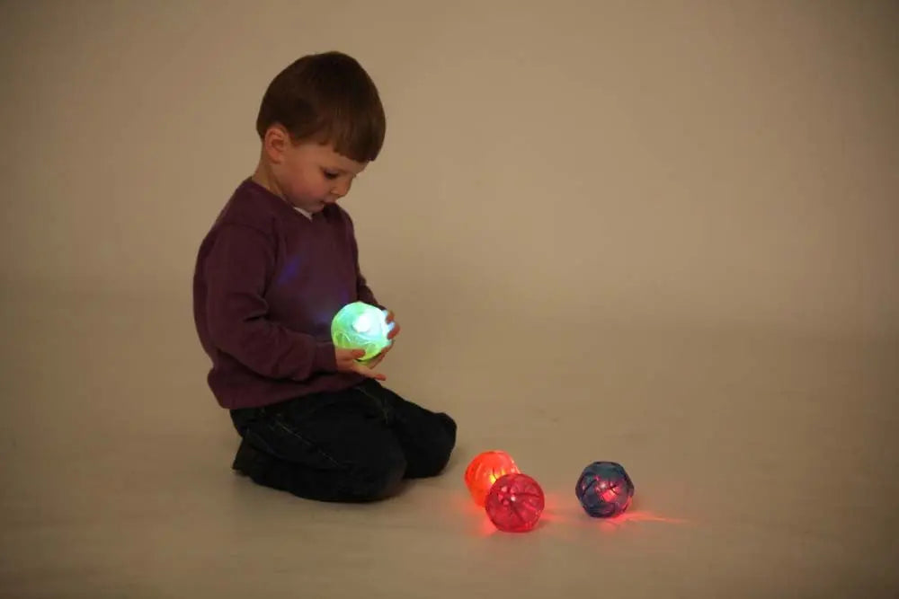 Sensory Flashing Balls (Irregular Bounce) - Pk4 | The Dyslexia Shop