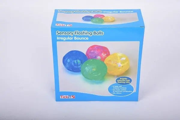 Sensory Flashing Balls (Irregular Bounce) - Pk4 | The Dyslexia Shop