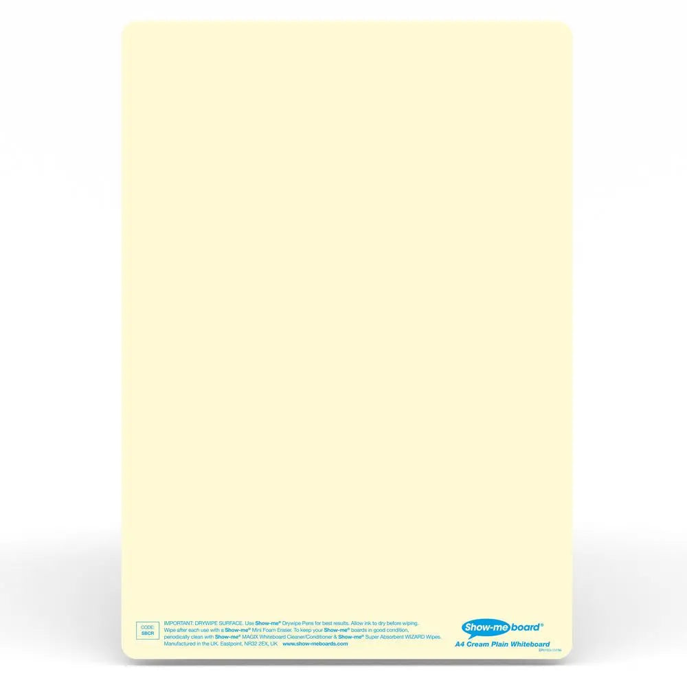 Show-Me - A4 Plain Tinted Drywipe Boards | The Dyslexia Shop