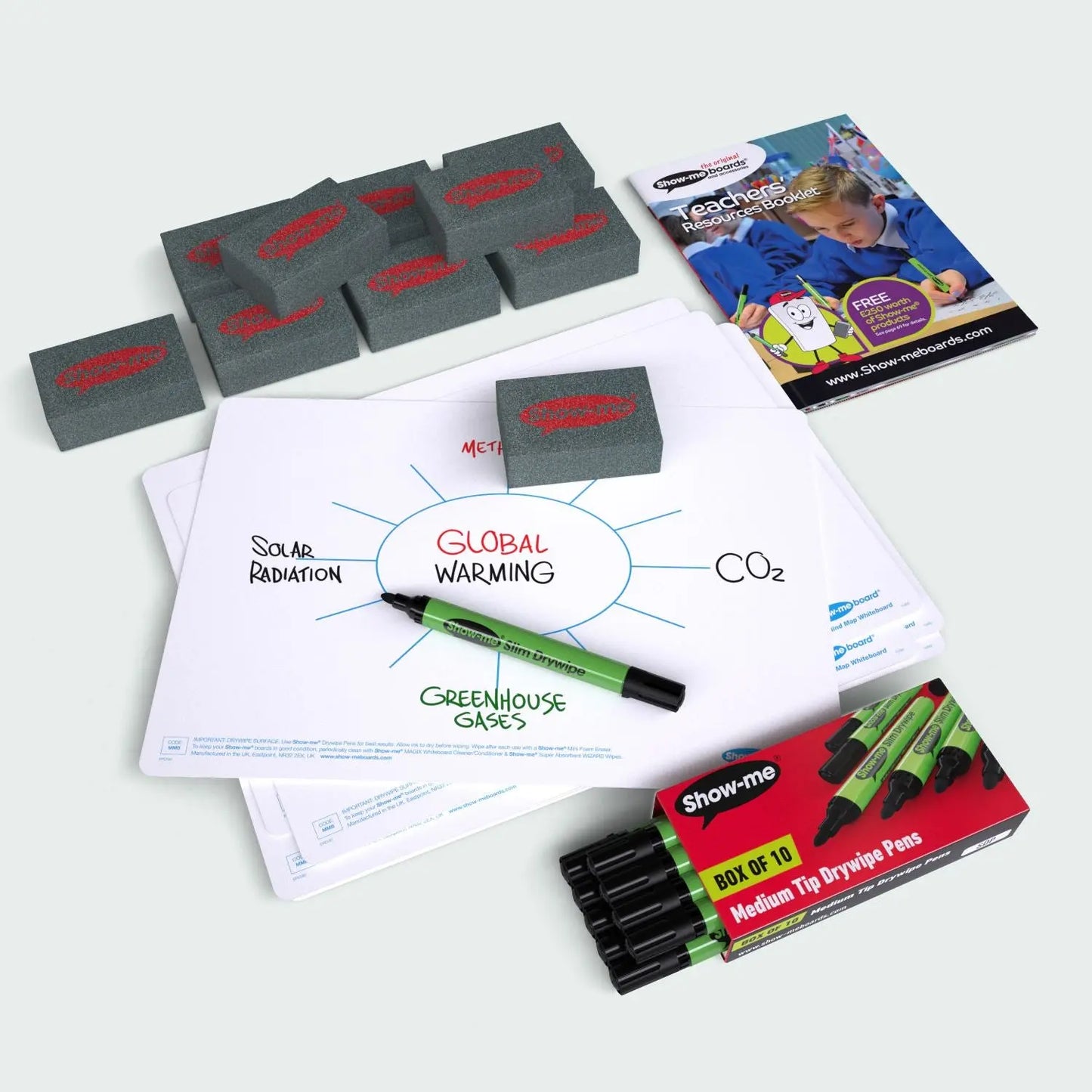 Show-me A4 Mind Map Whiteboards | The Dyslexia Shop