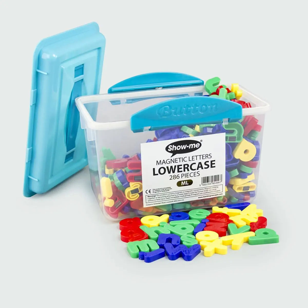 Show-me Magnetic Lowercase Letters - Tub of 286 | The Dyslexia Shop