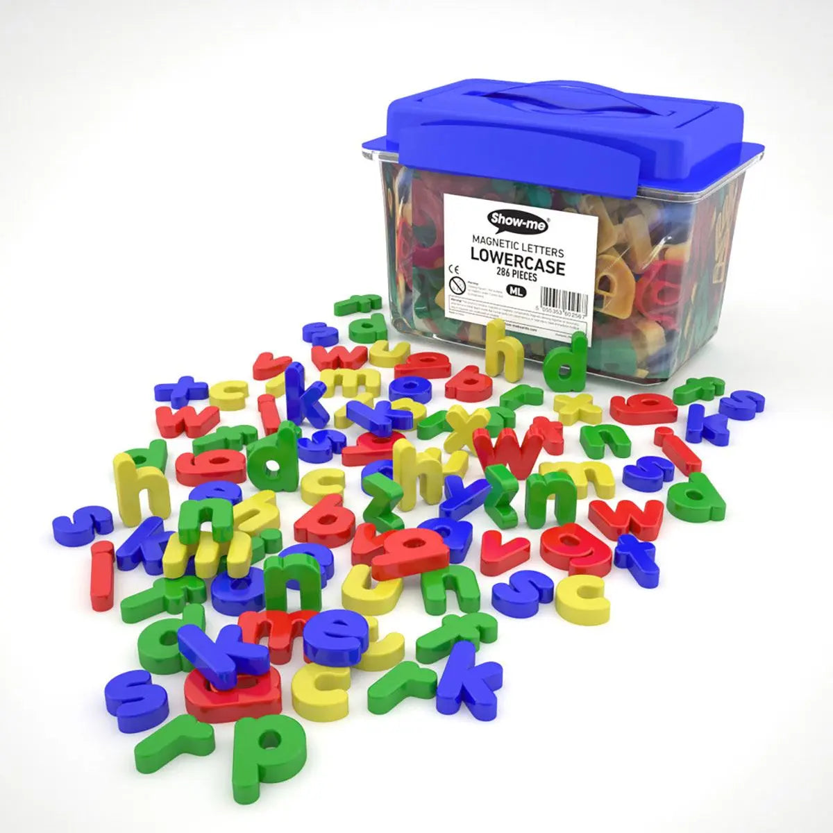 Show-me Magnetic Lowercase Letters - Tub of 286 | The Dyslexia Shop