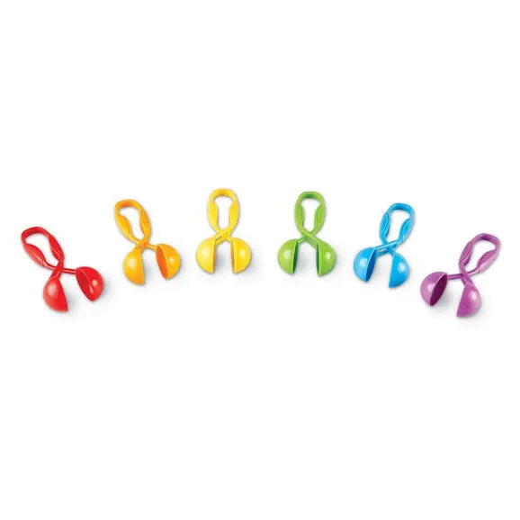 Squeezy Tweezers - Pack of 6 Set | The Dyslexia Shop