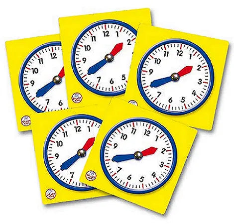 Student Clock - Set of 5 | The Dyslexia Shop