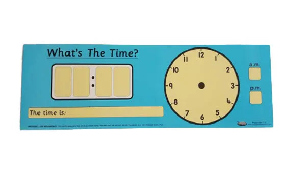 Teacher's 'What's The Time?' Poster | The Dyslexia Shop