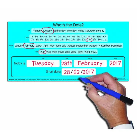 What's The Date?' Card Child's (S The Dyslexia Shop