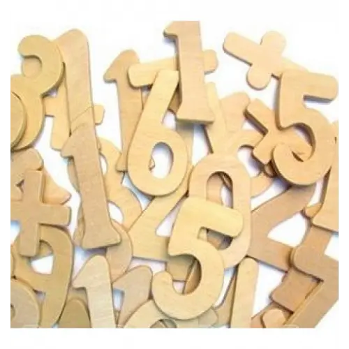 Wooden Digits and Symbols | The Dyslexia Shop