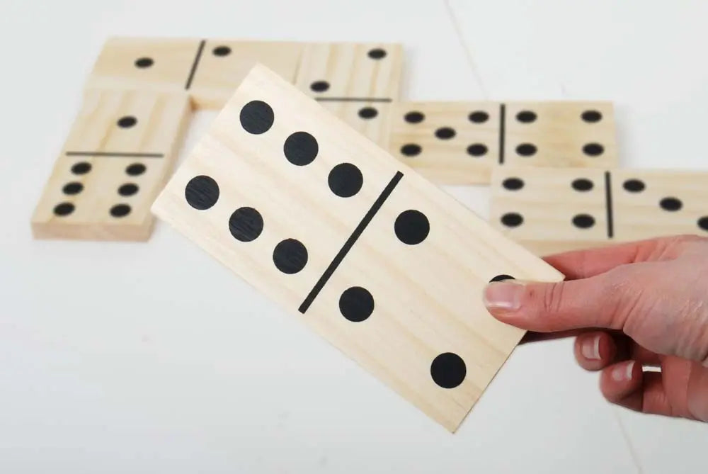 Wooden Dominoes - Pk 28 | The Dyslexia Shop