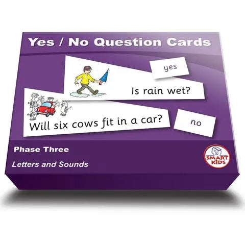 Yes-No Question Cards Phase 3 | The Dyslexia Shop