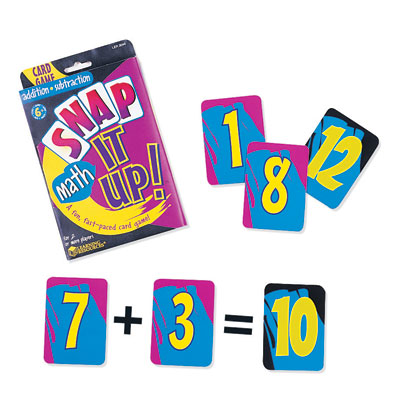 Snap It Up! Addition & Subtraction Card Game - Learning Resources