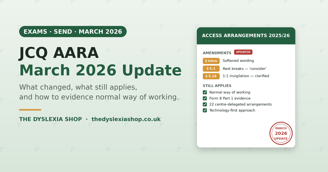 JCQ AARA March 2026 Update: What Changed, What Still Applies, and How to Evidence Normal Way of Working with Confidence
