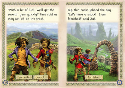 Magic Belt Series (Set of 12 books) Adjacent consonants and consonant digraphs