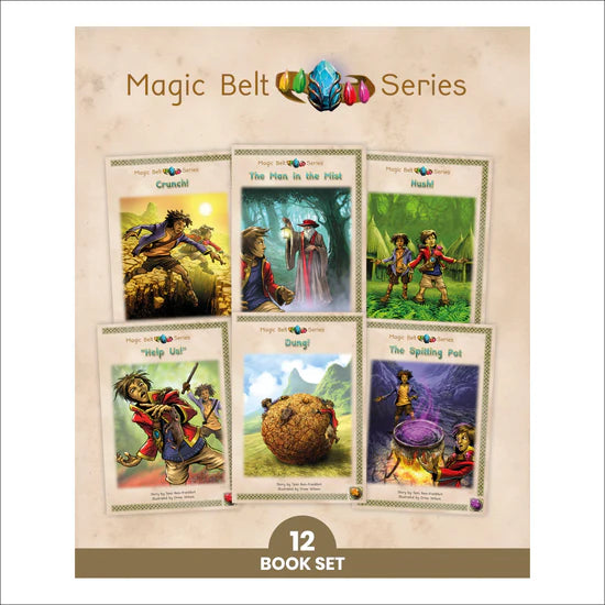 Magic Belt Series (Set of 12 books) Adjacent consonants and consonant digraphs