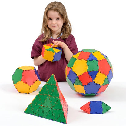 Original Polydron Basic Set - 164-Piece Geometry Construction Kit
