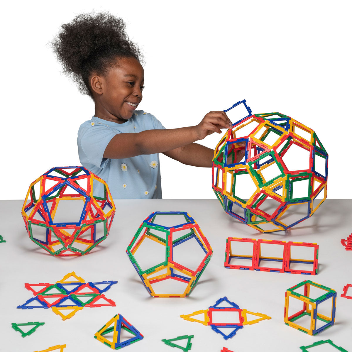 Original Polydron Frameworks Basic Set - 280-Piece Geometry Kit