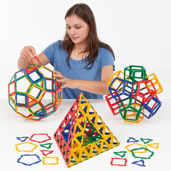 Original Polydron Frameworks Basic Set - 280-Piece Geometry Kit
