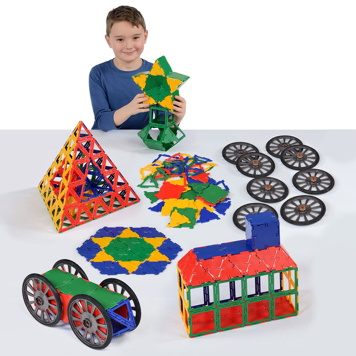 Original Polydron Super Value Set - 456-Piece Construction Kit