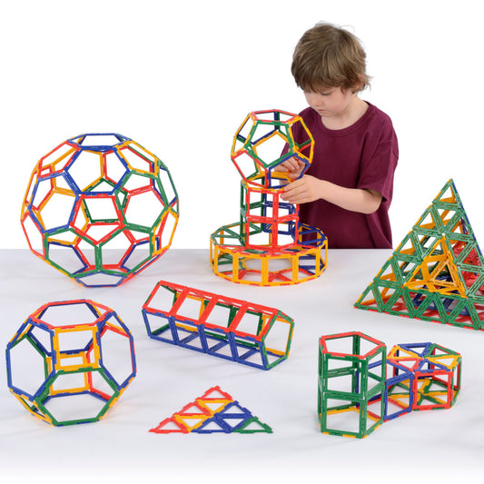 Original Polydron Frameworks Class Set - 310-Piece Geometry Kit