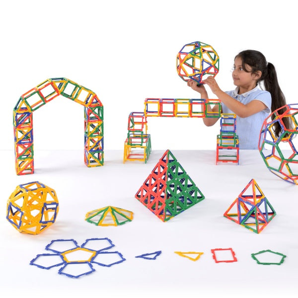 Original Polydron Frameworks Multi Pack - 460-Piece Geometry Kit