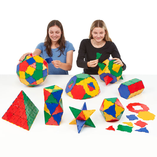 Original Polydron Primary Maths Set - 414-Piece Geometry Kit