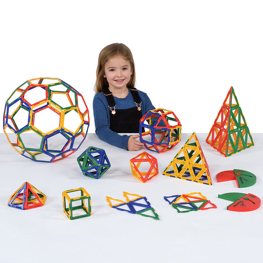 Original Polydron Frameworks Geometry Set - 268-Piece Maths Kit
