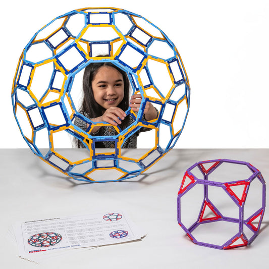 Polydron Frameworks Archimedean Solids Standard Set - 160 Pieces