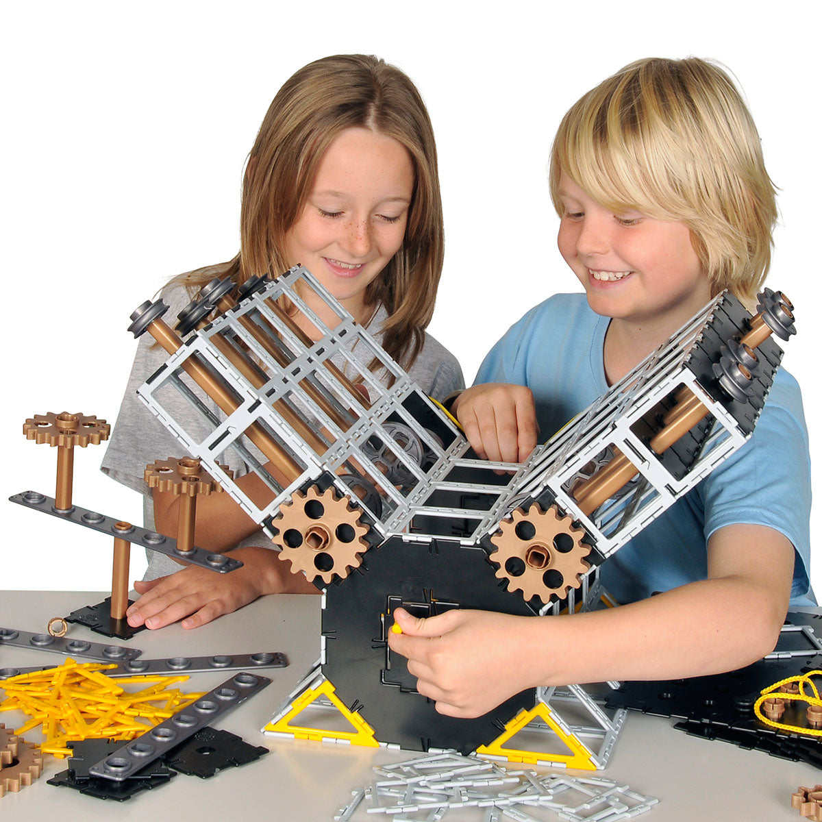 Original Polydron Engineer Class Set - 250-Piece Mechanisms Kit