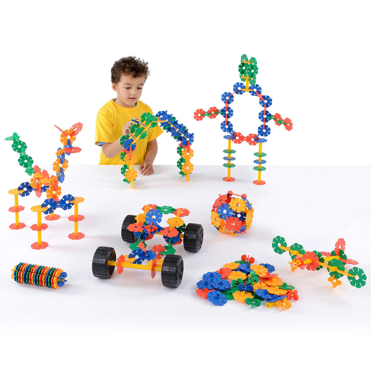 Polydron Octoplay Action Pack - 296-Piece Construction Set
