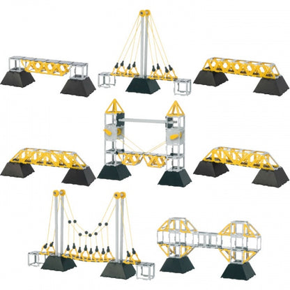 Original Polydron Bridges Set - 134-Piece Bridge Building STEM Kit