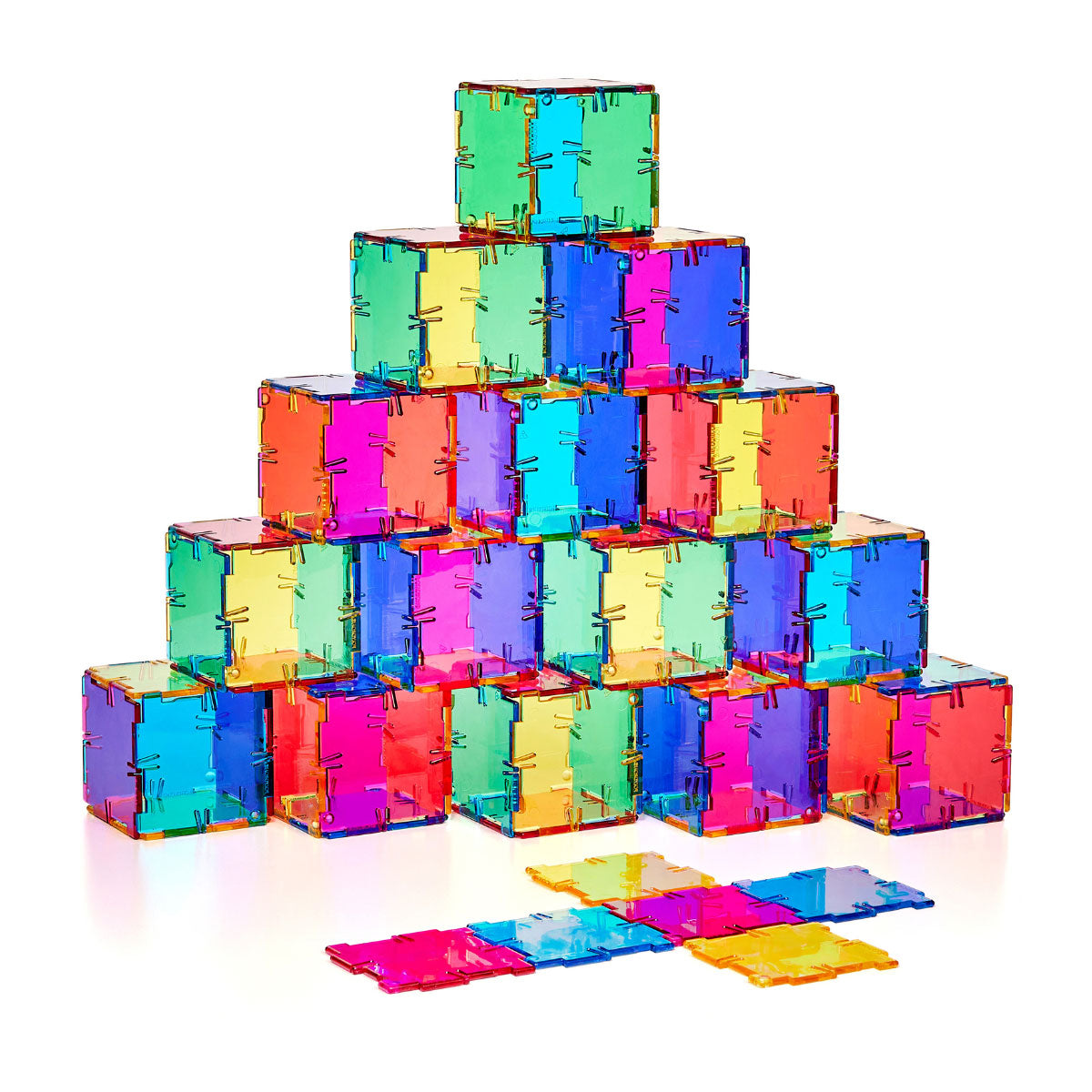 Original Crystal Polydron CMY Class Set - 96-Square Colour Mixing Kit
