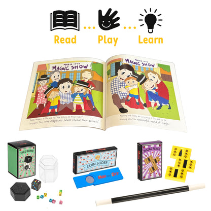 Max and Ivy Discover Magic – Read, Play, Learn Story and Magic Set