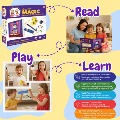 Max and Ivy Discover Magic – Read, Play, Learn Story and Magic Set