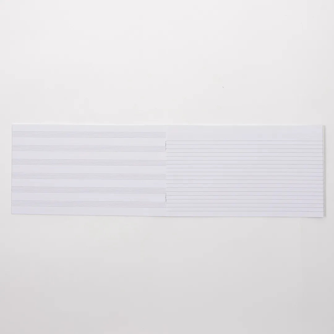 Classmates (5.5" x 9.5") Music Manuscript Book 32 Page, 6mm Stave/Ruled Alternate - Pack of 50