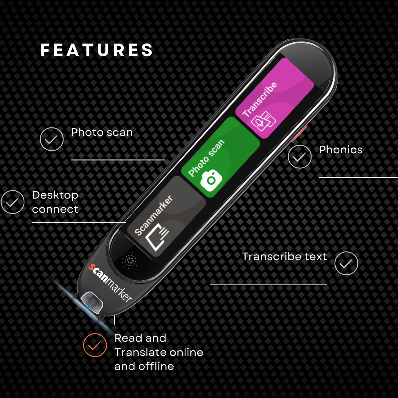 ScanMarker Max – Advanced Reading & Translation Pen for Dyslexia Support