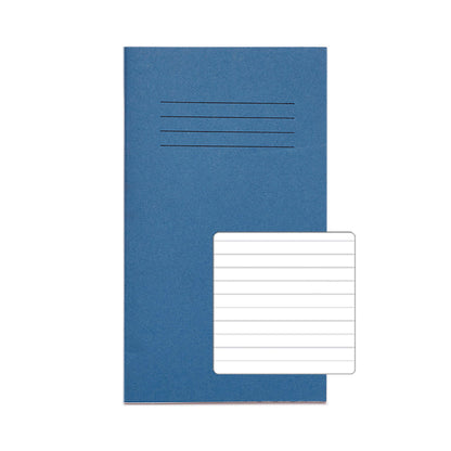 RHINO 200 x 120mm Exercise Book Light Blue Cover - 8mm Lined | 64pg/10pk
