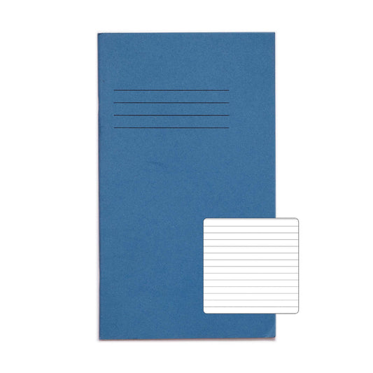 RHINO 200 x 120mm Exercise Book Light Blue Cover - 6mm Lined | 80pg/10pk