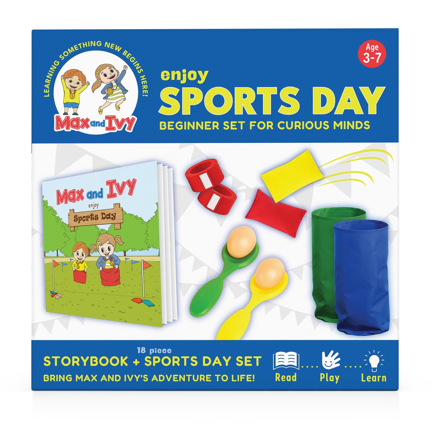 Max and Ivy Enjoy Sports Day – Read, Play, Learn Sports Set