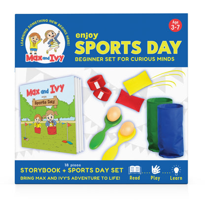 Max and Ivy Enjoy Sports Day – Read, Play, Learn Sports Set