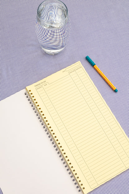 Silvine "To Do" Planner Tinted Yellow