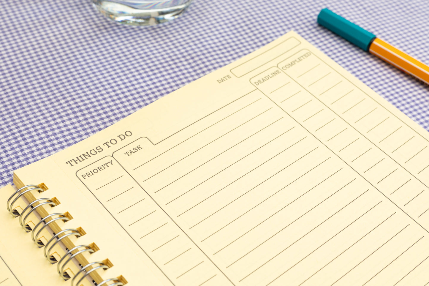 Silvine "To Do" Planner Tinted Yellow