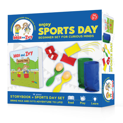 Max and Ivy Enjoy Sports Day – Read, Play, Learn Sports Set